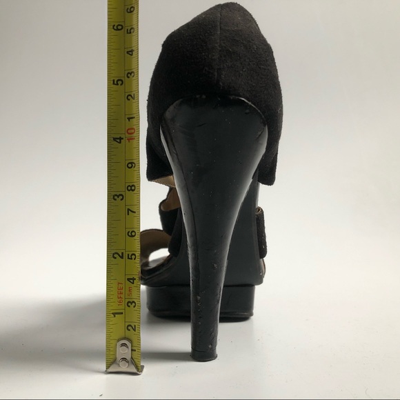 Dorothy Perkins Zippered Strap Platform Heels - Picture 9 of 9